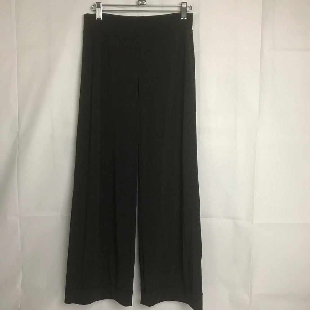 Cabi Cropped Pants Brown Elastic Waist Stretch ZP